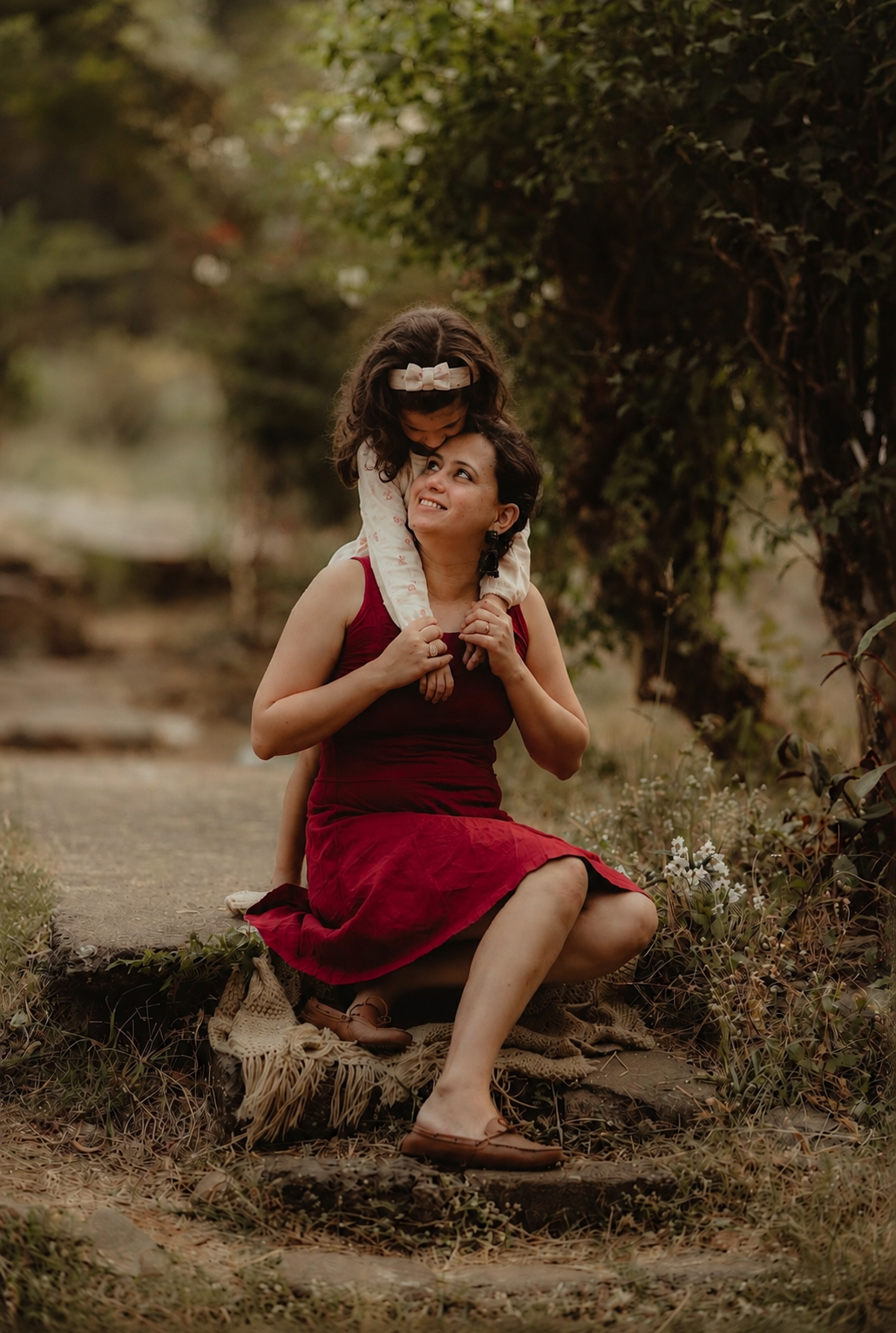 Shailie, founder of Doodle Dough, with her daughter